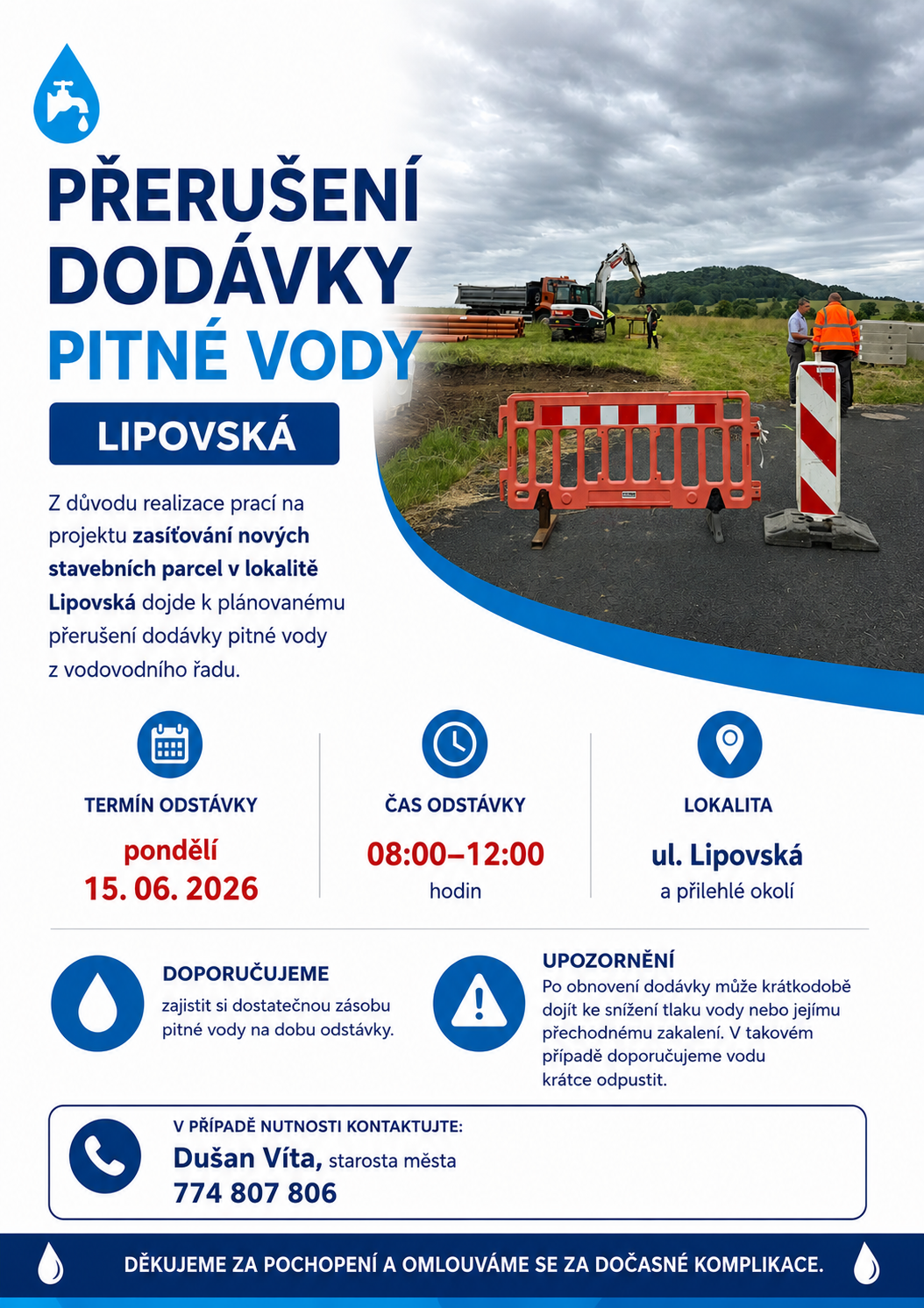 Odstávka vody